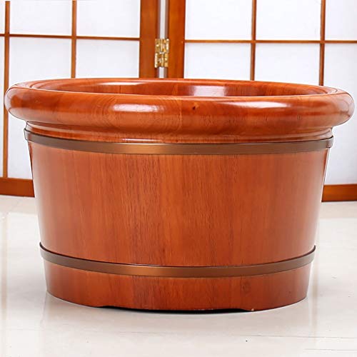 Cubeta de madera para baño de pies BABYCE miniatura 6