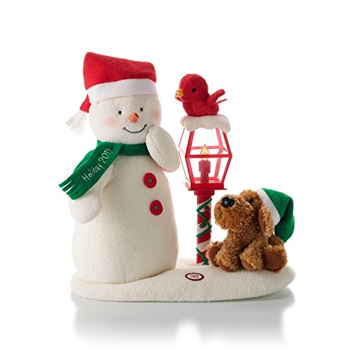 Greatest Product Hallmark Merry Carolers Techno Plush Snowman