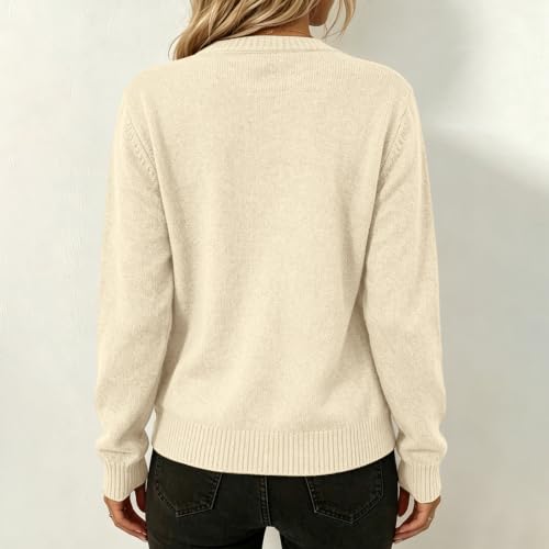 Cardigan Sweaters for Women Vintage Oversized Zip Up Ribbed Knit Outwear - image 3
