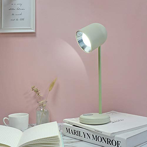Lampe de table de lecture rose anti-fatigue visuelle rechargeable USB