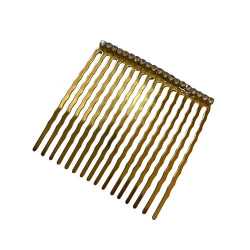 Kit 2 Peças Grampo Pente De Cabelo Luxo (DOURADO)