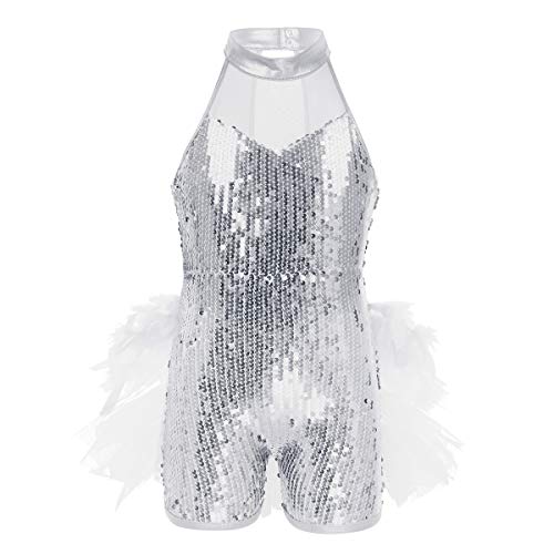 Creative Force Dance Center Costumes Manager - Yeahdor Kids Girls' Sequins Hip-Hop Latin Jazz Dance Leotard Jumpsuit Ballet Street