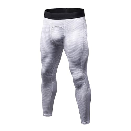 Men's fitness suit quick-drying printed tights long-sleeved high-elastic training pants sports two-piece set3