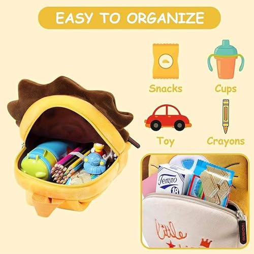 Image of ADISA Kids Backpack Toddler Bag Back Pack Plush Cartoon for Girls and Boys 1-5 Years