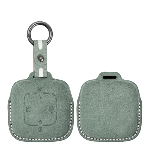 Coque de clé pour Zeekr Krypton X vert clair - Style urbain en daim