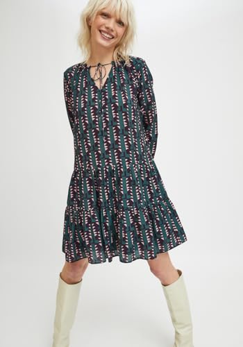 Robe smock violette à imprimé robot Compania Fantastica fluide - 4