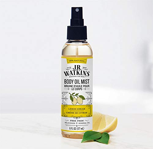 J.R. Watkins 109563 Natural Hydrating Body Oil Mist, Lemon Cream thumb #4