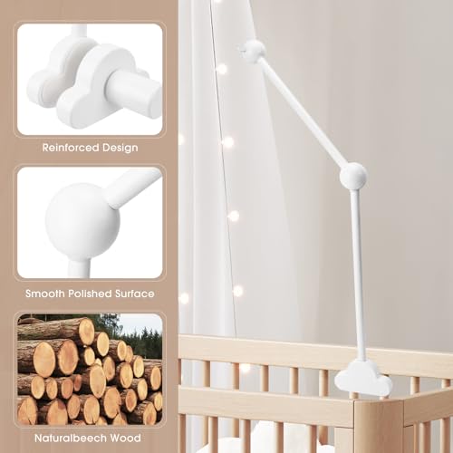 Support mobile pour lit bébé et table à langer pour éveiller votre enfant