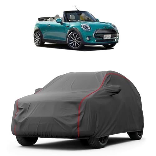 Image of Heavy-Duty Car Cover for Compatible with Mini Cooper Convertible (2023 to 2025 All Models) Deluxe Car Protection Cover - Waterproof & UV-Resistant All-Season Exterior Protection