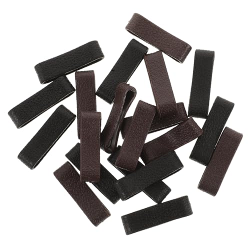Listado de Anillos con presillas más recomendados. 46 OUNONA 20 Piezas Presillas Cinturón PU Resistentes para Hombres y Mujeres Anillos Fijadores para Fin de Cinturón de Aros Pequeños para Mantener Cinturones Seguros y Cómodos