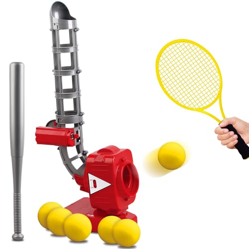 Mostop Kids Baseball Pitching Machine: Auto Baseball Pitcher Outdoor Sports Toys for Kids Ages...