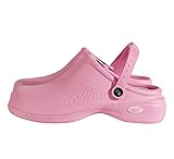 Marcus Uniforms Women's Lightweight Comfortable Nurse/Nursing Clogs (9, PNK)