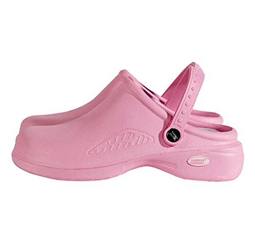 Marcus Uniforms Women's Lightweight Comfortable Nurse/Nursing Clogs (9, PNK)