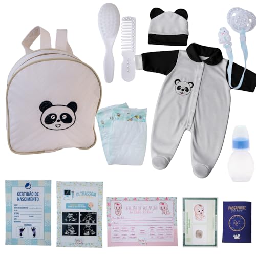 Enxoval Boneca Bebê Reborn Acessórios E Bolsa Maternidade