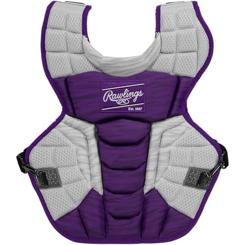 Protège-Poitrine Rawlings Velo 2.0 Baseball Intermédiaire 39 cm Violet