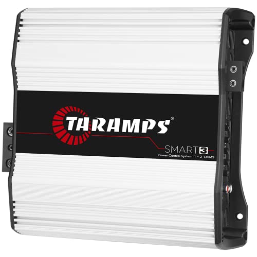 Taramps Smart 3 Multi-Impedance 1 To 2 Ohms 3000 Watts Rms High Performance Class D Amplifier, Monoblock Clip Monitor Power Control System Technology, Crossover Bass Boost Great For Subwoofers #TOP3