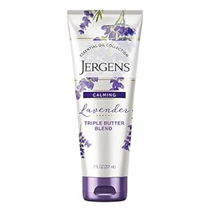 Jergens Lavender Body Butter Body and Hand Lotion, Moisturizer for Women, 7 Fl Oz (Pack of 1), with Essential Oils for…