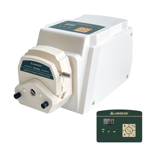 Pompa peristaltica digitale 0.008-825ml/min Intelligent High Flow 0.1-200RPM Pompa di dosaggio liquido 3 rotori avanti e indietro Timing 1s-99h W/7 tubi in silicone
