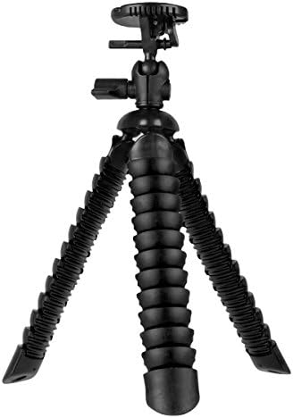 Vivitar Large Rubbarized Spider Tripod, Extends 12 inches and rotates 360 Degrees, VIV-SP-12-BLK , Black