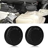Tobenbone 2PCS 21712-79900 Coolant Reservoir Cap, Coolant Radiator Cover Replacement, Engine Coolant Overflow Reservoir Tank Cap Compatible with Nissan Murano Rogue Versa Infiniti (Black)