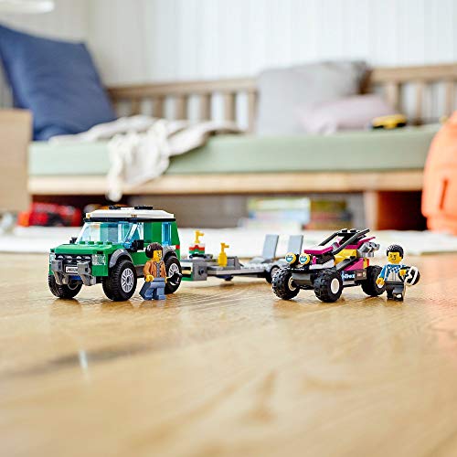 LEGO 60288 City Great Vehicles Furgoneta de Transporte del Buggy de Carreras