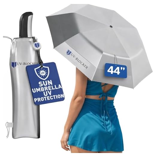 UV-Blocker Travel Umbrella for Sun Protection