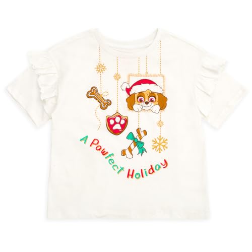 Image of Paw Patrol Girls' Glitter T-Shirt Toddler to Big Kid