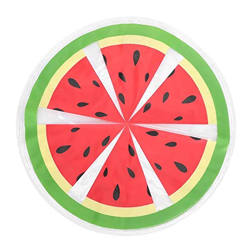 Foldable Dog Cooling Mat, Dog Ice Pad, 14.2in Transparent Travel Summer Cats Dogs Seat for Home Water Cooling Cushion(watermelon) - Image 3