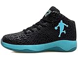  GNEDIAE Herren GNE8005 High-Top Basketball Schuhe Outdoor Anti-Rutsch Sneaker Atmungsaktiv Ausbildung Turnschuhe Sportschuhe Laufeschuhe Verschleißfeste Dämpfung Basketballstiefel Schwarz 39 EU