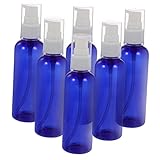 CALLARON 6 Stück Transparente Reise Lotionflaschen 100ml Nachfüllbare Pressflaschen Kosmetikbehälter Auslaufsicher Für Outdoor Camping Urlaub