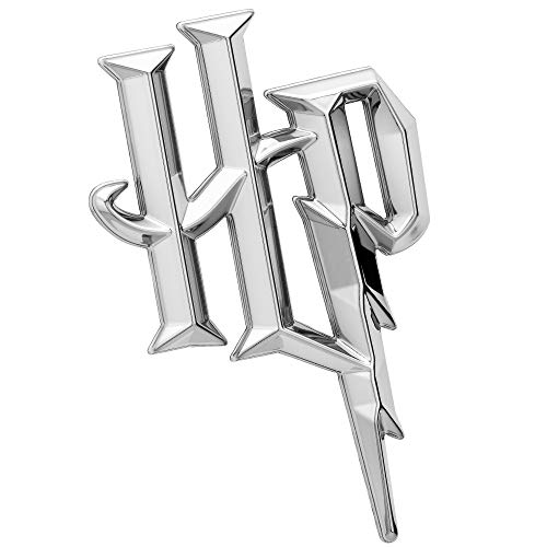 Fan Emblems Harry Potter 3D HP Logo Car Badge (Chrome)