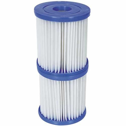 Twin Pack Bestway Size II Filter Cartridges for Pools & Lay-Z-Spas 18x Twin Pack