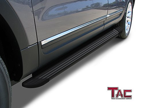 Estribos de aluminio negro para Ford Explorer 2011-2019 miniatura 2