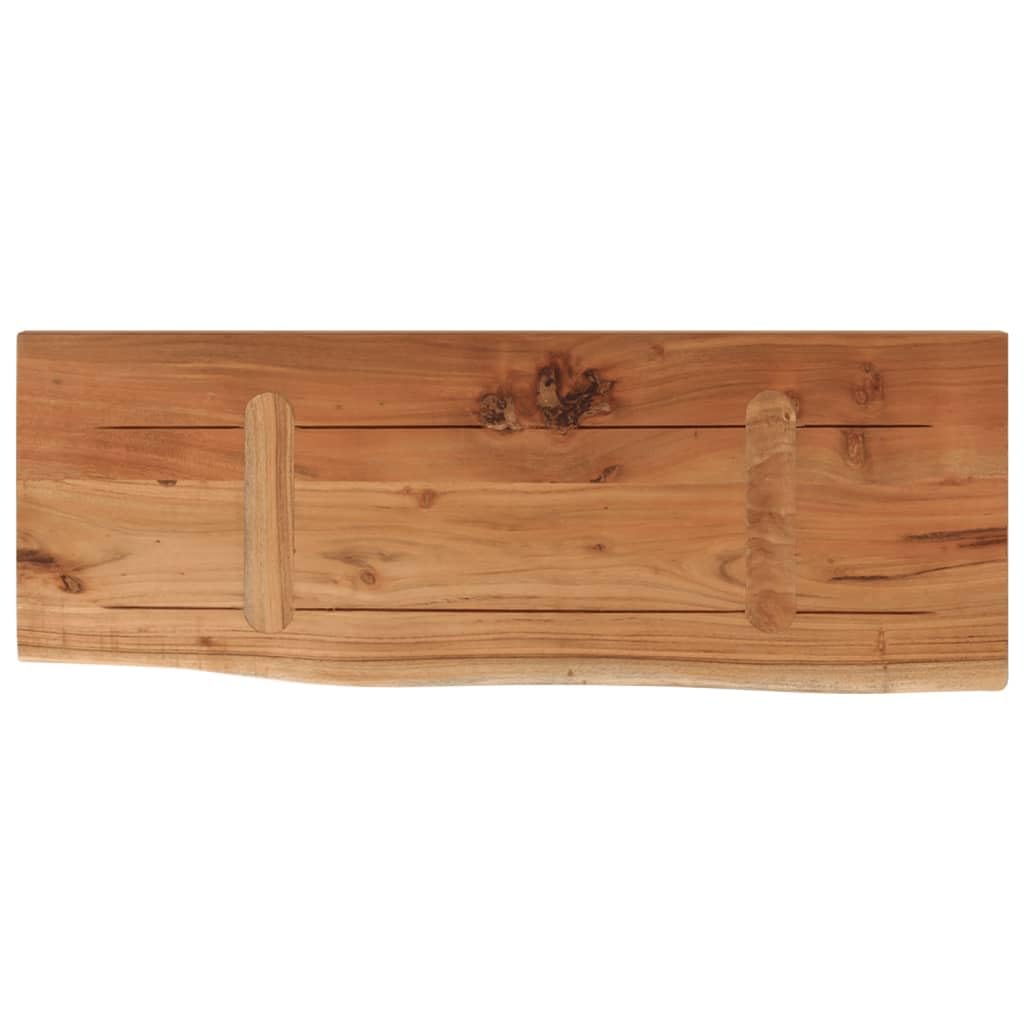 vidaXL Mensola a Muro 70x30x2,5cm Rettangolare Legno Acacia Bordi Vivi, mensola a Muro, ripiano a Muro, ripiano, ripiano a Parete, mensola