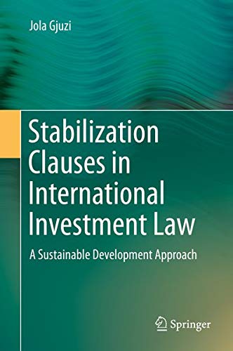 Buy Stabilization Clauses in International Investment Law — BookShops.in