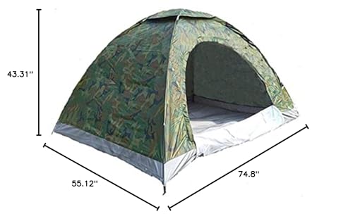 Tela para sombra impermeable para camping azul miniatura 7