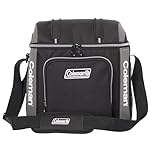 Coleman Soft Cooler 16-Can | Fully Insulated Keeps Contents Cold Up to 12 Hours, Leakproof Durable Material, Portable, Outdoor Use, Black