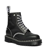 Dr. Martens Unisex 1460 Bex Double Stitch Boot, Black Sendal Leather, UK 10/US M11W12