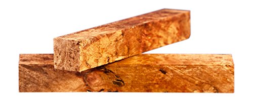 Stabilized Maple Burl Wood Pen Blank | Wood Pen Blanks 2 Pack | 3/4