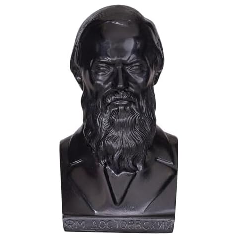 danila-souvenirs Fyodor Dostoevsky Stone Bust Sculpture Cover