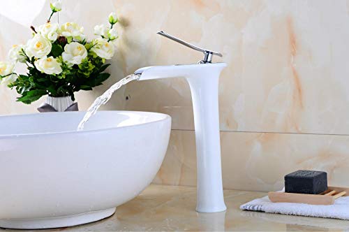VZJSLT Modern Faucet Traditional Kitchen Sink Faucet 360 Â°Faucet Household Faucet Retro Faucet Single Handle Sink Faucet Kitchen Faucet Bathroom Faucet Full Copper Lacquered Waterfall Basin Faucet