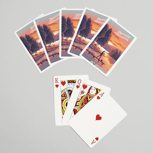 Baraja de Póker 52 Cartas Montesano Washington miniatura 7