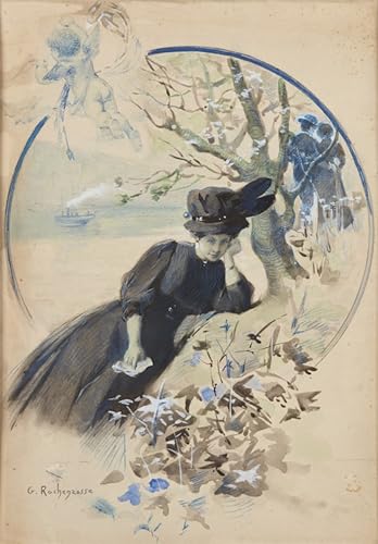 Lienzo de Georges Antoine Rochegrosse: Llena de romanticismo y arte tu hogar 60x90cm