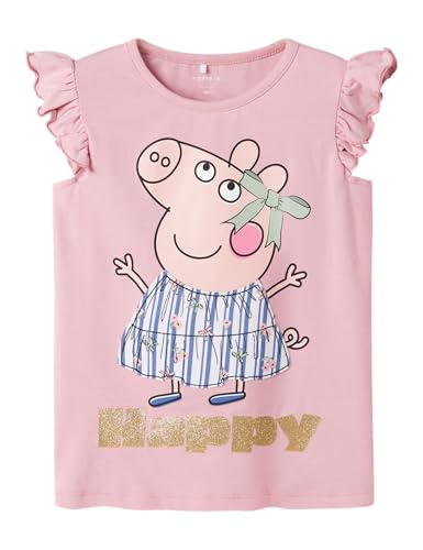 Namn IT flicka Nmfamina Peppa Capsl Top Box Cplg, cameo rosa, 98