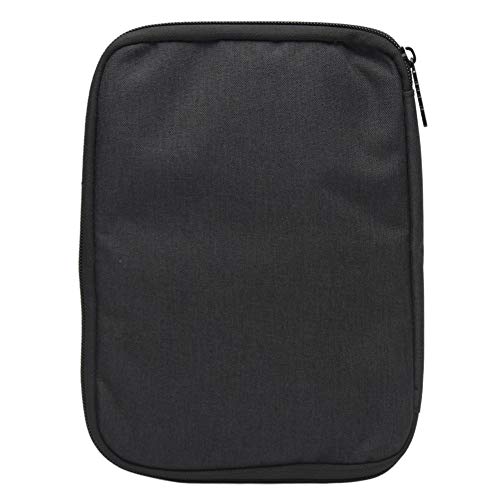 Preisvergleich Produktbild Uhrenarmband-Box, tragbare Tasche, Uhrband-Halterung, Nylon, Verschleißfestigkeit, Reisetasche, Organizer, mit Reißverschluss, Kratzfest, Grau, Nicht Null, Schwarz, Free Size