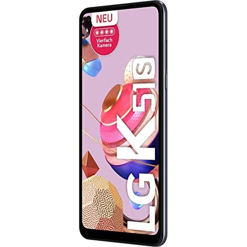 LG K51s Smartphone 64 GB (16,63 cm (6,55 Zoll) HD+ Display, Premium 4-Fach-Kamera, MIL-STD-810G, DTS:X 3D Surround Sound) Titan
