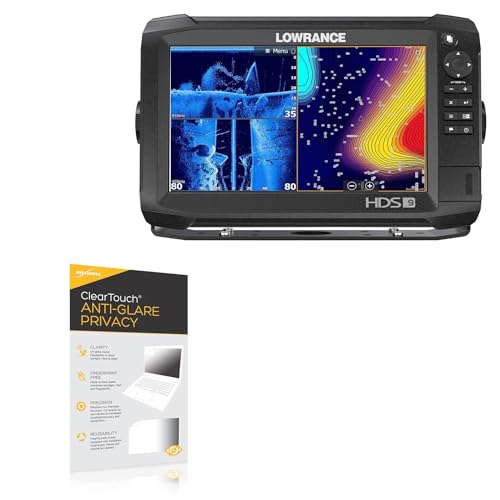 BoxWave Screen Protector Compatible with Lowrance HDS Carbon 9 - ClearTouch Anti-Glare Privacy (2-Pack), Privacy Screen Protector Flexible Film Anti-Glare