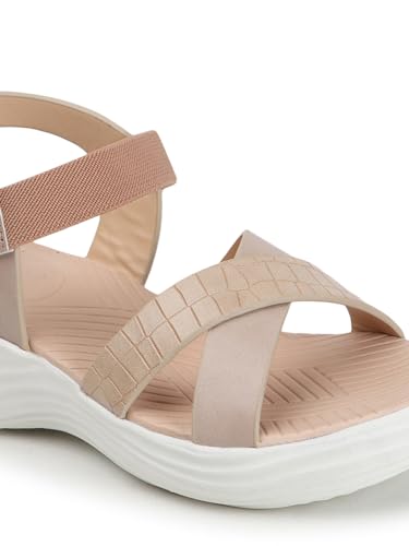 Image of Carlton London women's Lightweight Comfort Wedge Heel Slingback Sandals