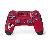 Skinit Decal Gaming Skin Compatible with PS4 Pro/Slim Controller - Officially Licensed NFL Atlanta Falcons Team Motto Design