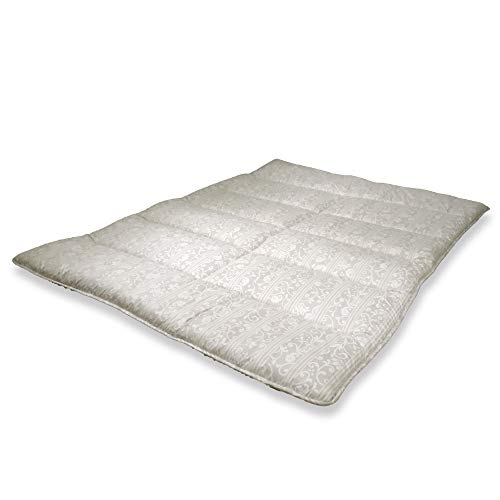眠り姫 軽量 敷き布団 洗える コンパクト ダブルロング ロザリー グレー 防ダニ 日本製 大きい